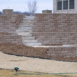 Fieldstone Retaining Wall Installation Mequon